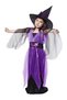 Witch Girls Kids Child Holiday Party Role Play Dance Party Gown Costume Queen Princess Dress Hat - 6
