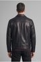 Regular Fit Shirt Collar Zippered Faux Leather Coat I2522Ax26Wn - 5