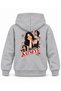 Katseye Double Spiral Graphic Printed Children's Hooded Sweatshirt