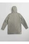 Men's Gray Technical Parka Coat - 3