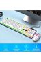 SKY-TOUCH Computer Gaming Keyboard and Mouse Combo, White - 2
