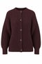 Burgundy 5-Button Cardigan - 2Y251061