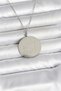 316L Steel Silver Color Ayetel Kursi and Allah Written Necklace - 2