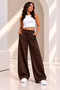 Women's Oysho Fabric Wide Leg Sweatpants Cty-Çtn-29616