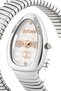Just Caballi Women's Stainless Steel Analog Watch, Silver, Ladies' Fashion Wristwatch - 2