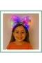 Led Lighted Love Written Purple Bow Crown? Girl's Party Crown Bsk2026