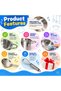 Kids Stainless Steel Kitchen Play Set with Cooking Pots, Pans, Lids, Utensils and Storage Rack, Pretend Play Cookware Set, Mini Chef Role Play Kitchen Accessories, Educational Toy, Ages 3+ - 3
