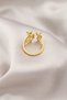 Gold Color Metal Butterfly Model Women's Ring - 2