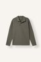 Regular Fit Lapel Collar Long Sleeve Basic Sweatshirt I0458Ax26Wn - 5