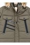 77010-26 Girl's Fur Hooded Quilted Puffer Coat 2-5 Years - 5