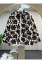 Plush Women's Jacket with Zipper