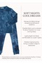 Soft Blue Vintage Winter Boys' Pajama Set - 4