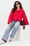 High Collar Buttoned Oversize Trench Coat - 7
