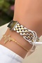 Green Dial Women's Wristwatch -Waterproof- with Bracelet Gift - 7