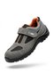 Dynamic 1080 Gray Velcro Steel Toeless Daily Work Shoes - 3