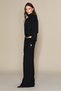 Noelita women's zippered kangaroo pocket black jacket - 6