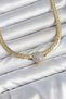 Ezme Chain Model Zircon Stone Vip Series Gold Color Women's Necklace