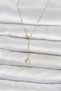 Brass Gold Color Elevator Model Women's Necklace