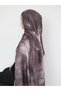 Misty Rose Pattern Muslin Shawl - Mink & Mocha