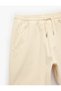 Cotton Oversize Pocketed Baggy Jean Shorts with Lace-Up Waist - 3
