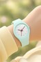 10 Atm Waterproof Silicone Cord Children's Wristwatch (Suitable for Use in the Sea and Pool)