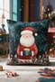 New Year Themed Throw Pillow Cover 43X43 cm Digital Printed Decorative New Year Pillow Cover Gift - 2