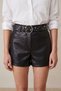 Women's Shorts with Belt Detail Srt01775 Black - 3
