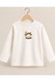 Cosmic Cloud Printed Long Sleeve Oversize T-Shirt - 2