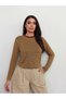 Crew Neck Striped Oversize Sweater - 4