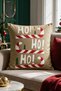 New Year Themed Throw Pillow Cover 43X43 cm Digital Printed Decorative New Year Pillow Cover Gift - 2