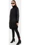 Leather Sleeve Detailed Cashmere Black Jacket C-0080 - 4