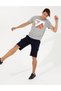 Navy Blue Standard Fit 2 Thread Knitted Shorts 50251040-Vr106