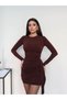 Draped Mini Dress with Tail Detail E.H Collection