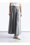 Wide Pleated Maxi Skirt - 4