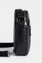 Genuine Leather Multi-Compartment Men's Handbag & Crossbody Bag with Shoulder Strap Black Color Bag 309 - 7