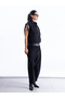 Leather Detailed Design Vest - 4