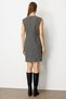 Chain Detailed Midi Tweed Dress - 4