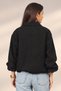 Women's Front Zippered Lined Pocket Cashmere Short Coat - 4