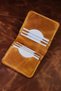 Leather Vertical Classic Men's Wallet - Genuine Cowhide Leather - Handcrafted - 2