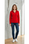 Sümer Işık Unisex Stand Collar Half Zipper Lined Cotton Winter Sweatshirt 100% Cotton - 3