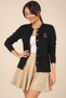 Women's Cherry Embroidered Buttoned Knitwear Cardigan - 3