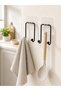 2 Pieces of Adhesive Wall Hangers Practical Multi-Purpose Organizer Hangers - 3