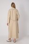 Maternity Pajamas Nightgown Set with Front Buttons, Breastfeeding Gown, Hospital Discharge Set - 4