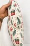 Decorative Digital Printed Christmas Pine Tree Shaped Throw Pillow 40X40 cm - 3