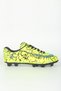 Crampon Football Sports Shoes Lace-Up Comfortable Lightweight Reliable for Astroturf and Grass Ground Yellow