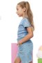 Girl's Shiny Fabric T-Shirt - 2