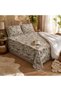 Floral Print Bed Sheet Set with 2 Pillow Covers, Double