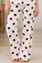 Women's Patterned White Short Sleeve Pajama Set 4828 - 6