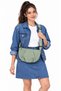 Green Women's Adjustable Strap Daily Mini Shoulder Bag and Crossbody Bag - 3