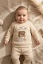 Digital Embroidered Baby Sky Pilot Embroidered Cotton Double Set - 100% Cotton, Flexible and Comfortable - 6